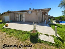 Maison familiale à Lavardac de 110 m² - 4 chambres - Terrasse, piscine et jardin clos