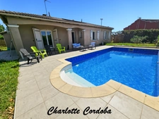 Maison familiale à Lavardac de 110 m² - 4 chambres - Terrasse, piscine et jardin clos