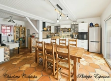 Couthures-sur-Garonne, Maison familiale 156 m², 4 chambres + bureau, véranda climatisée et 2 garages