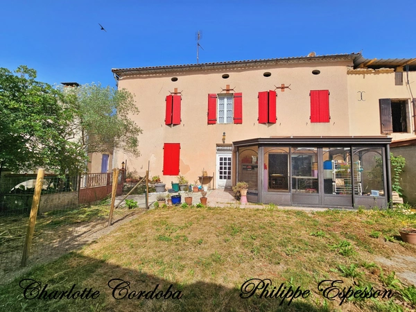 Couthures-sur-Garonne, Maison familiale 156 m², 4 chambres + bureau, véranda climatisée et 2 garages