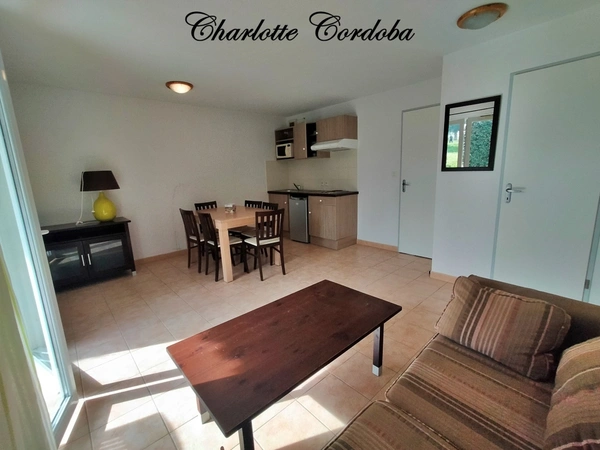Appartement 3 pièces meublé dans résidence de tourisme sans bail commercial BARBASTE (47)