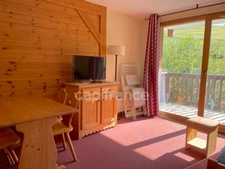 Domaine des Sybelles (73), à vendre en station de ski, T2, piscine   