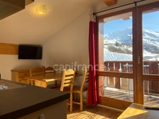 En Savoie (73), à vendre station de ski, Domaine Galibier Thabor 1800, T2, balcon, piscine, belle vue
