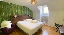 Dpt Savoie (73), à vendre SAINT MICHEL DE MAURIENNE, demeure bourgeoise, chambres d'hôtes, parc 