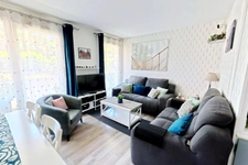 Appartement 3 pièces avec grand balcon plein sud