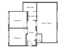 Appartement à vendre 3 pièces MASSY (91) - Proche RER B Massy-Verrières