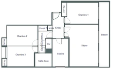 Appartement à vendre 4 pièces VERRIERES LE BUISSON (91)