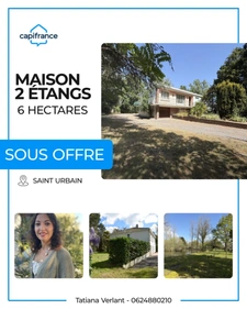 Maison à vendre 120 m2 6 pièces + ses deux appartements 40 et 30 m2 en RDC - SAINT URBAIN (85)