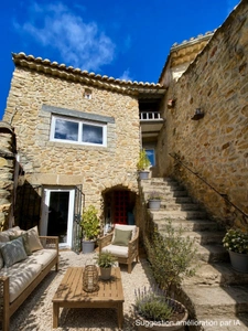 Gard (30) department, for sale 10 minutes from Uzès, charming old character house, 4 bedrooms, 65m2, with courtyard