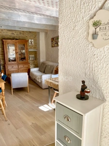 Gard (30) department, for sale 10 minutes from Uzès, charming old character house, 4 bedrooms, 65m2, with courtyard