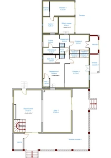 Dpt Gard (30), à vendre 5mn d'UZES, Belle propriété RP, chambres d'hôtes et gîte, piscine, parc 5 000 m2