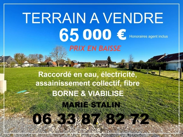 PRIX EN BAISSE - Terrain à vendre  SAINT OUEN DU BREUIL (76)