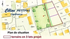 Terrain constructible de 1600m² Quédillac (35)