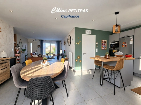 Maison récente à vendre de 2023 – Iffendic – 5 pièces – 81 m² habitables – terrain de 370 m² – 3 ch
