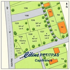 Terrain à vendre de 587m² SAINT MALON SUR MEL (35)