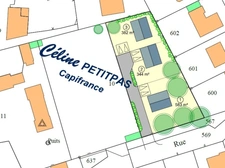 Terrain constructible à vendre de 1600m² Quédillac (35)