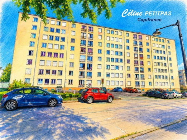 Appartement 4 pièces avec cave et parking– 4 pièces – 68m² surface Carrez – centre nord de Rennes – quartier Sévigné
