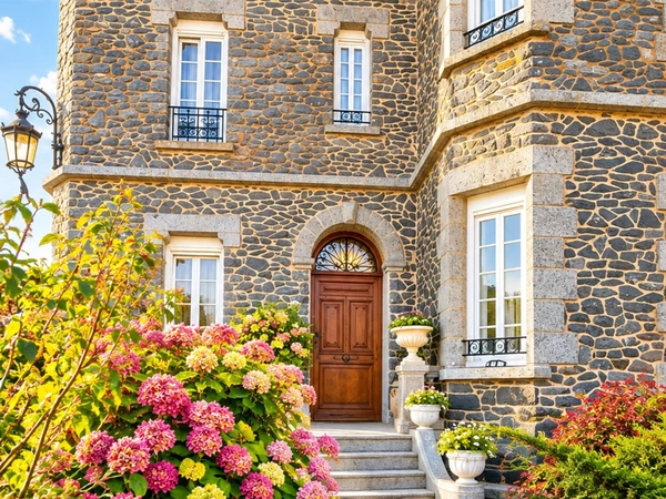 MERDRIGNAC (22) – Élégante maison de maître avec 7 chambres, véranda, dépendances et parc arboré de plus de 2 700 m²