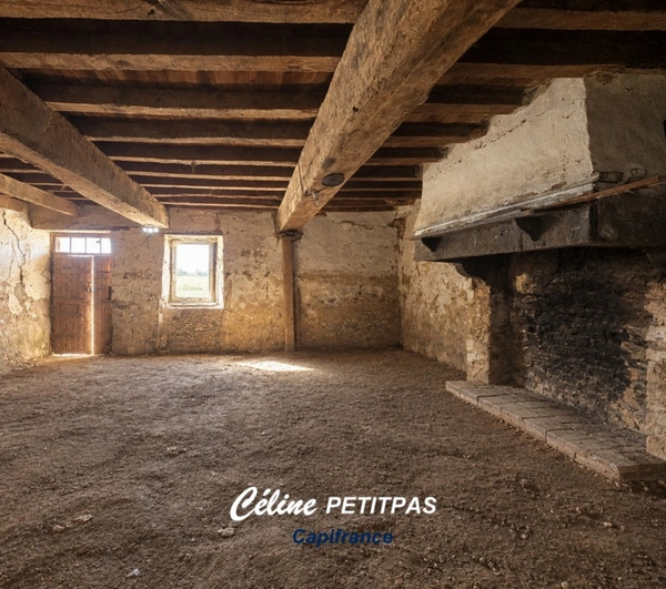 Maison mitoyenne à rénover – Iffendic – 2 pièces – 100m² – terrain de 800 m²