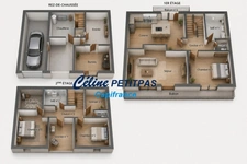 Maison à vendre néo-bretonne – Iffendic – 7 pièces – 168 m² habitables – 935 m² de terrain 