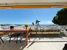 🌊Appartement T1 Golfe-Juan vue mer spectaculaire, grande terrasse, garage fermé
