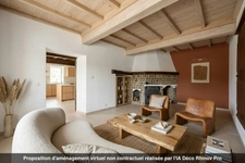 Ferme P5 en campagne à finir de rénover sur un ensemble de 2200 m² de parcelles vendre à THURINS (69)