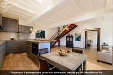 Ferme P7 en campagne à finir de rénover sur un ensemble de 2200 m² de parcelles vendre à THURINS (69)