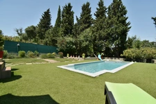 Hérault department (34), for sale in SAINT-ANDRE DE SANGONIS, modern 5-room villa of 104m² on 501m² of land with tiled terrace and swimming pool