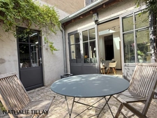 Orléans Dunois, bourgeois house for sale, garden 