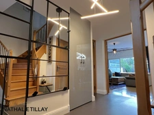 Orléans ,  à vendre, belle maison contemporaine,  design et parfait etat,  sous sol chauffé de 90 m², garage vélos et jardin