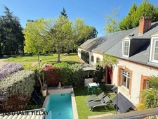 Orleans St Marceau, house for sale, garden and swimming pool, perfect condition, a real gem