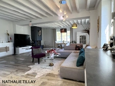 Property for sale, superb renovated mill bordering the river, east of Orleans, 4500 m² plot