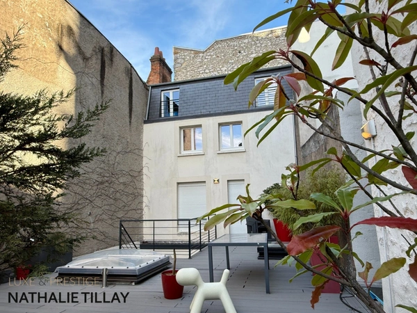 Maison à vendre , Orleans hyper centre , esprit loft , patio, terrasse 60m² , stationnements, cave 