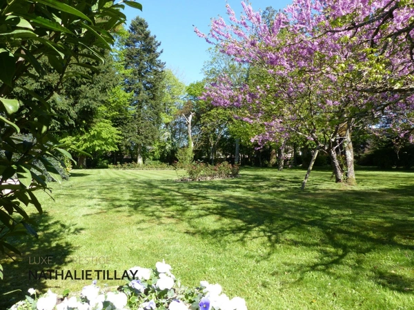 Saint-Jean-le-Blanc, proche Orleans, à vendre, maison de Maitre du XIXème de 423 m² habitables, avec piscine, parc arboré de 4 655 m²  