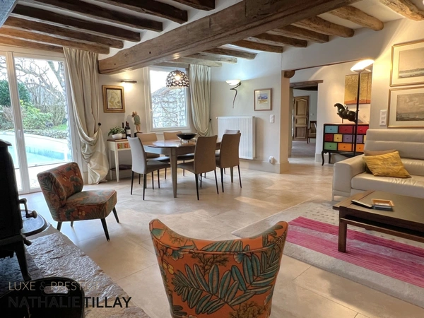 Propriete à vendre, GIDY  proche Orleans , piscine et parc