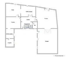 Orlean Dunois , maison à vendre avec porche, garage et jardin