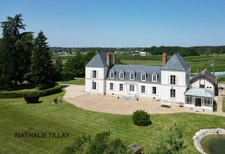  Orléans, demeure de prestige, propriete à vendre, chateau 440 m², piscine, tennis, maison d'amis 85 m², dépendances potentiel aménageable , parc paysagé et arboré 4 ha