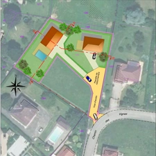 Terrain à vendre de 613,00 m² LES AVENIERES (38)