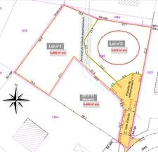 Terrain à vendre de 613,00 m² LES AVENIERES (38)