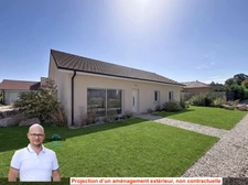 Dpt Isère (38), à vendre LES ABRETS maison P5 plain pied de 105,7 m² sur 400m2 de terrain.