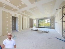 Dpt Isère (38), à vendre LES ABRETS maison P5 de 105,7 m²  - Plain pied A TERMINER. 