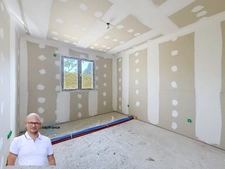 Dpt Isère (38), à vendre LES ABRETS maison P5 de 105,7 m²  - Plain pied A TERMINER. 