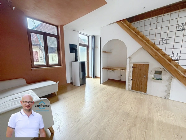 AOSTE – CENTRE-VILLE – T2 DUPLEX + PLATEAU À AMÉNAGER
