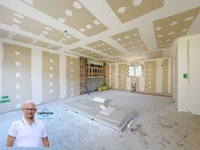 Dpt Isère (38), à vendre LES ABRETS maison P5 de 105,7 m²  - Plain pied A TERMINER. 
