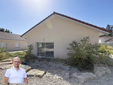 Dpt Isère (38), à vendre LES ABRETS maison P5 plain pied de 105,7 m² sur 400m2 de terrain.