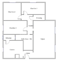 Appartement T4 de 72,10 m² avec cave - Avenue Felix Geneslay