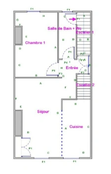 Immeuble de rapport au Grand-Lucé comprenant un local commercial et un appartement