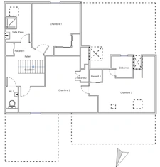 Ensemble immobilier - Local commercial, partie production et son habitation avec vue sur rivière