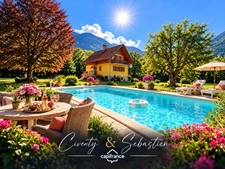 VAL-D’ARC – BELLE MAISON DE 133 M² AVEC PISCINE, JARDIN ARBORÉ ET VUE SUR LES MONTAGNES
