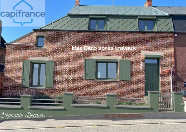 FOURMIES CENTRE-VILLE – Maison semi-plain-pied - 4 chambres - Jardin et dépendances